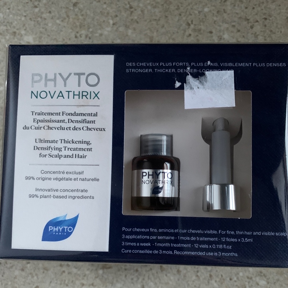 Phyto Paris Novathrix Thickening Densifying Treatment for Scalp & Hair 12 Vials
